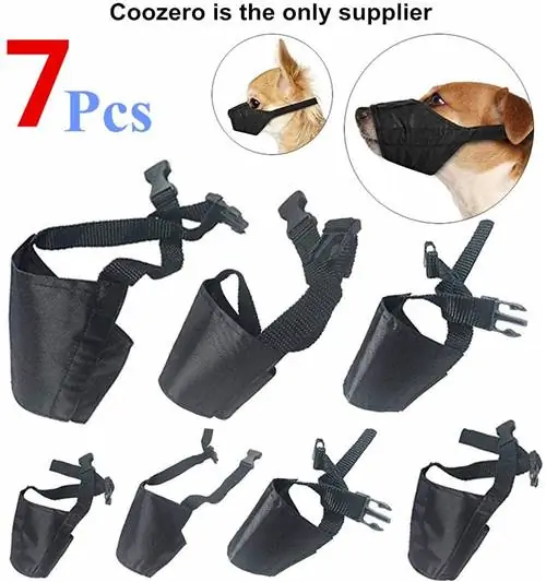 CooZero Dog Muzzles Suti