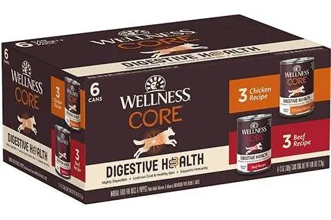 Wellness CORE Digestive He alth Spannmålsfritt våtfoder för hundar