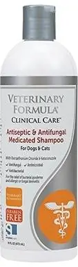 Șampon antiseptic și antifungic pentru îngrijire clinică cu formulă veterinară