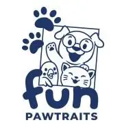 Logo Pawtraits yang menyenangkan