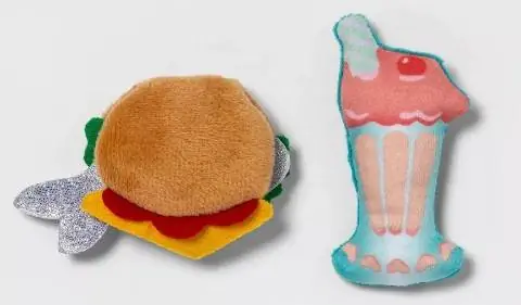 Scratch Fish Burger ve Milkshake Kedi Oyuncağıyla Eşleştirin