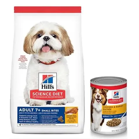 Hill's Science Diet Adult 7+ Small Bites Chicken Meal, Barley, and Rice Recipe