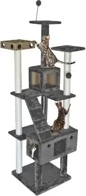 Furhaven Pet - Arbre à chat Tiger Tough Tall