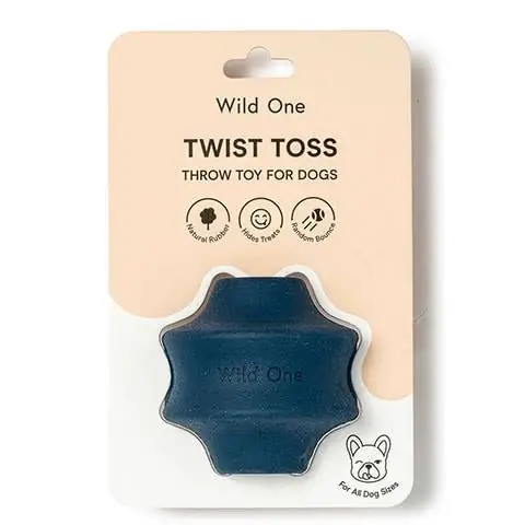 Wild One Twist Toss hondenspeelgoed 100% natuurrubber hondenspeelgoed