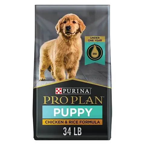 Purina Pro Plan өндөр уурагтай тахиа, будаатай хуурай гөлөгний хоол