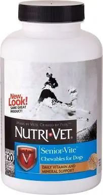 Kunyah Anjing Nutri-Vet Senior-Vite