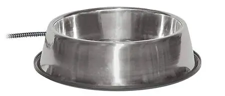 K&H Pet Products Keluli Tahan Karat Thermal-Bowl