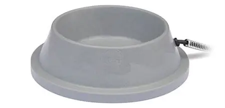 K&H Pet Products Slate Grey Thermal-Bowl