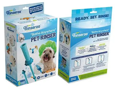 Rinseroo Bathe Anywhere Rinceur pour animaux de compagnie