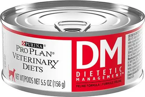 Purina Pro Plan Veterinární diety DM Dietetic Management Formula Konzervované krmivo pro kočky