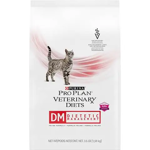 Purina Pro Plan Veterinary Diets DM Fórmula de gestió dietètica Menjar sec per a gats