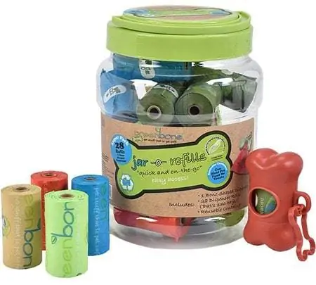 Greenbone Jar-o-Refills İt Nəcis Çantaları və Dispenseri