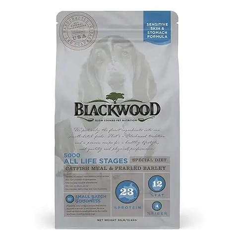 Blackwood 5000 Сезімтал теріге және асқазанға арналған құрғақ ит тағамы