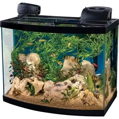 Tetra Connect ጥምዝ Aquarium ኪት