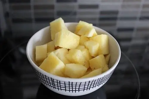 Morceaux d'ananas