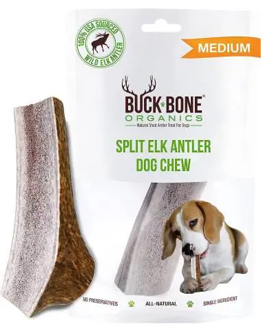 Cuerno de alce partido Buck Bone Organics