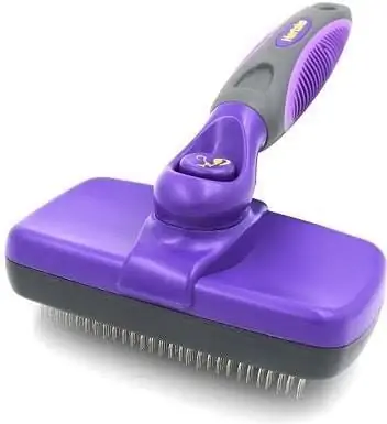 3Hertzko Self-Cleaning Dog at Cat Slicker Brush