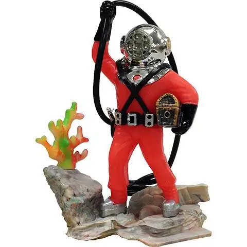 Penn-Plax Action Air Diver with Hose Aerating Aquarium Ornament