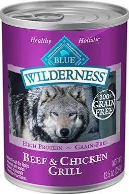 Blue Buffalo Wilderness Spannmålsfri konserverad hundmat