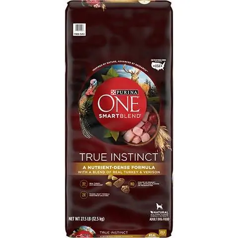 Purina ONE SmartBlend True Instinct с натуральной индейкой и олениной Сухой корм для взрослых собак