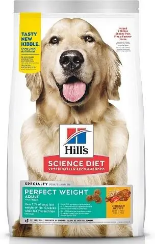 Hill's Science Diet Voksen perfekt vægt kylling opskrift Tør hundefoder