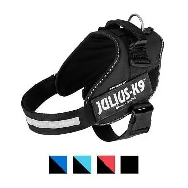 3Julius-K9 IDC Powerharness Nylon Reflektiewe Geen Trek Hond Harnas