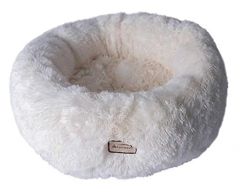 Armarkat Ultra-Thick & Soft Plysch Vit Cuddler Pet Bed