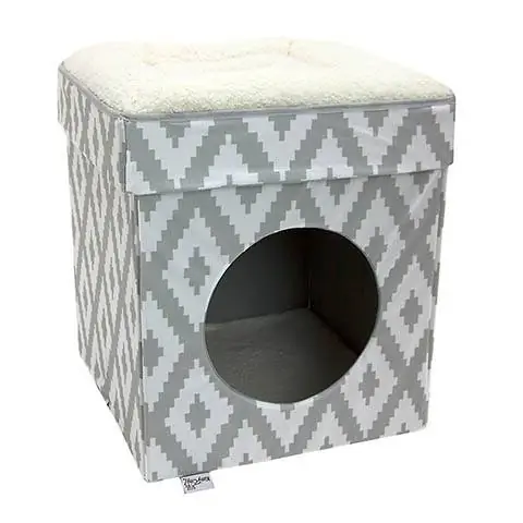 Kitty City Folding Cube Cat Bed