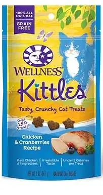 Wellness Kittles Gà không ngũ cốc và Cranberry Crunchy Treats