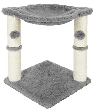 Frisco 20-in Faux Fur Cat Tree