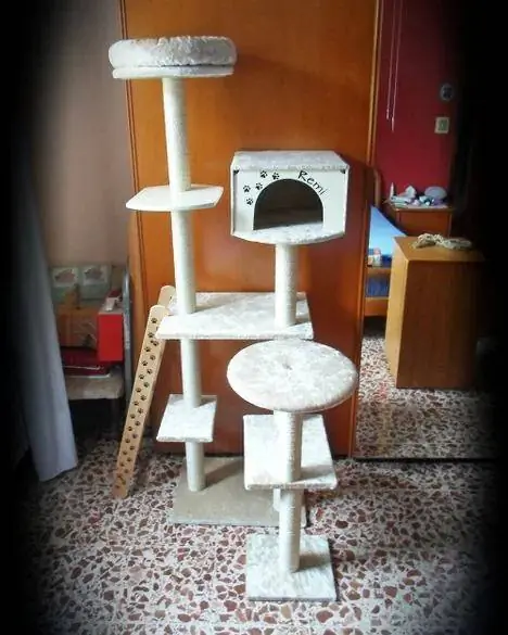 DIY Cat Tree House 1