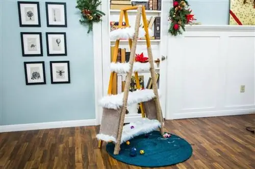 Fuzzy Ladder Cat Tree- Hallmark Channel