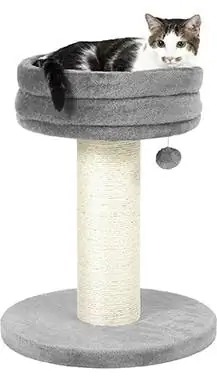 Frisco 24.8-katika Heavy Duty Faux Fur Cat Tree