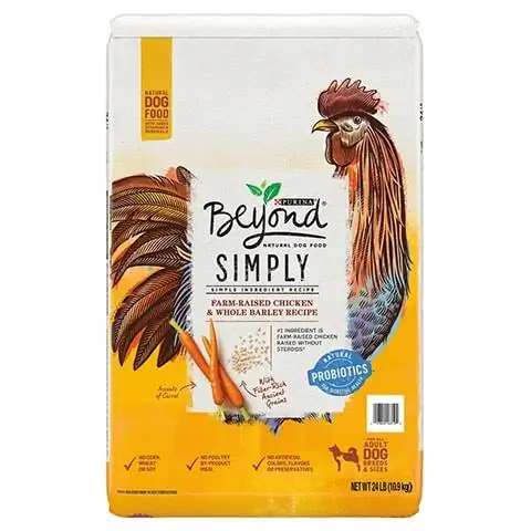 Purina Beyond Chicken & Whole Barley sausā suņu barība