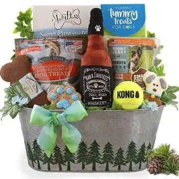 Mans Best Friend Dog Gift-Bisket Baskets