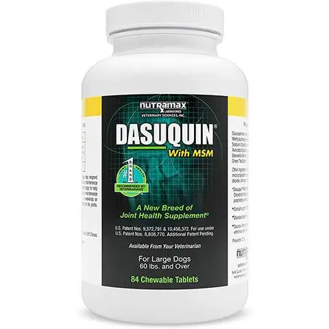 Nutramax Dasuquin مع أقراص إم إس إم الكبيرة القابلة للمضغ