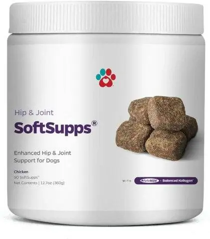 Pet Cha mẹ Hip & Joint SoftSupps Mobility Hip & Joint Dog bổ sung