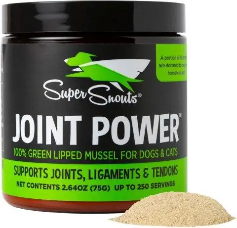 Itlar va mushuklar uchun Super Snouts Joint Power Powder qo'shimchasi