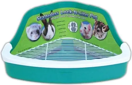 ظروف تولیدی پلاستیکی بدون پراکنده قفل-N-Litter Small Pet Pan