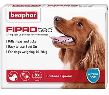 Beaphar FIPROtec Spot On Medium Dog 6 pipetter