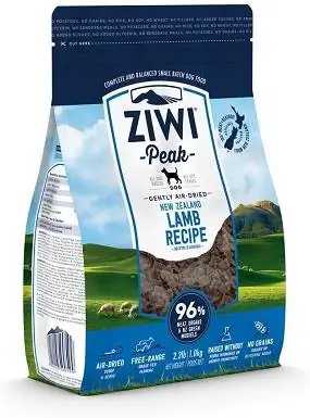 5 Ziwi Peak Recept na jehněčí maso sušené na vzduchu