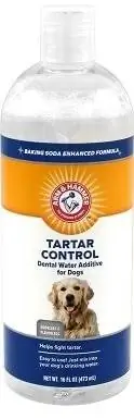 Arm & Hammer Dental Aditivo de agua dental para control de sarro sin sabor ni olor para perros