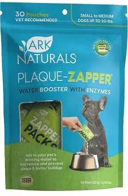 Ark Naturals Plaque-Zapper vrecká na vodu pre psov a mačky