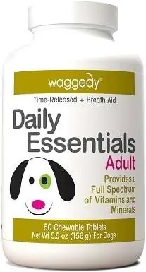 5vitaminas masticables para perros waggedy para cada etapa de la vida