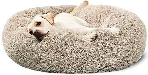 HACHIKITTY Dog Calming Donut Bed