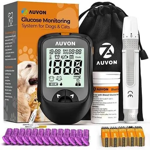 AUVON Glucose Monitor Testovací sada na krevní cukr