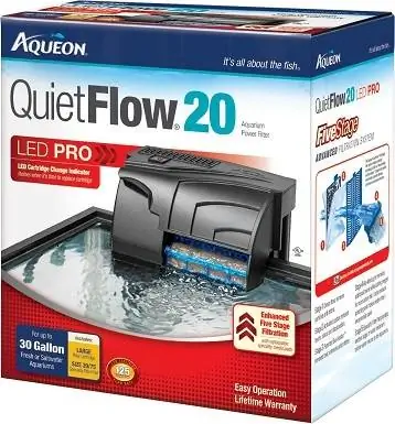 Aqueon QuietFlow LED PRO Aquarium Power Filter