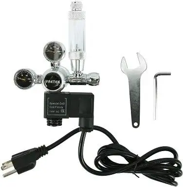 5YaeTek CO2-Regler Aquarium Mini Edelstahl