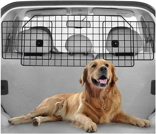 met behulp van rabbitgoo Dog Car Barrier