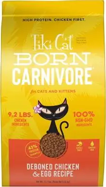 TIKI PETS Cat Born Carnivore Chicken & Egg